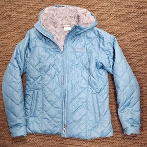 Womens Columbia copper crest Quilted hooded puffer jacket